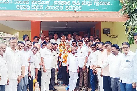 Unopposed elected for Savanur PLD Bank