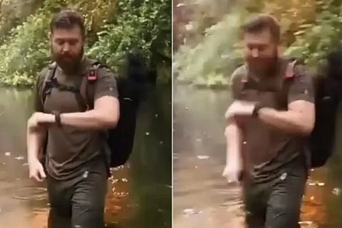 Video Captures Terrifying Moment US Biologist Was Almost Struck By Lightning