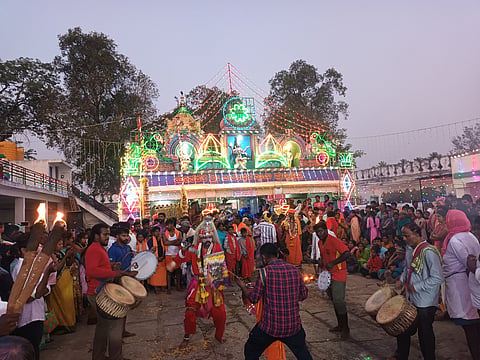 Vijayadashami celebration at Hoskere Bireswaraswamy temple mandya