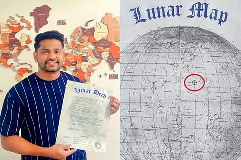 Youth from Sattari Parag Desai buys an acre of land on moon