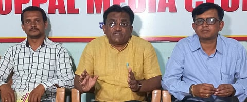 ayodhya crop academy scientist mb patil press meet koppal