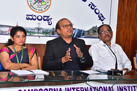 sampoorna agriculture college press conference mandya