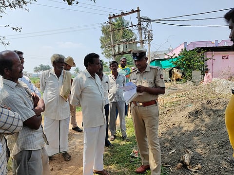 Resurvey at Godlumuddenahalli