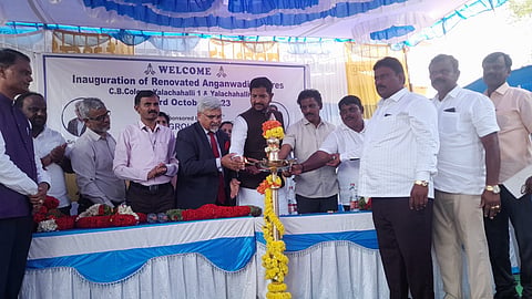 Inaugurate Anganwadi Centre
