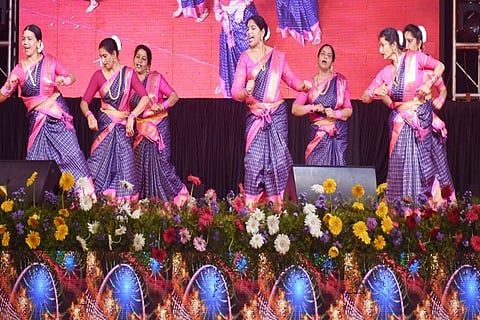 the folk Dasara in Madikeri