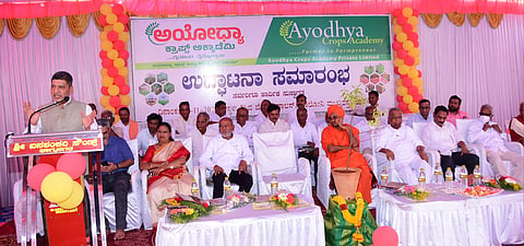 retire ias officer dr.ashok dalavayi agriculture koppal inauguration ayodhya crop acadami