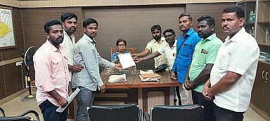 memorandum to ADC Koppal Ginigera villagers road problem