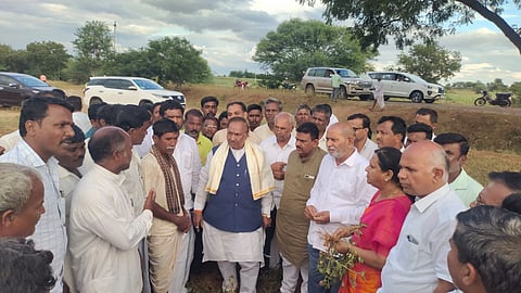 ex cm ks iswarappa alliged cm siddaramayya koppal kustagi drought study