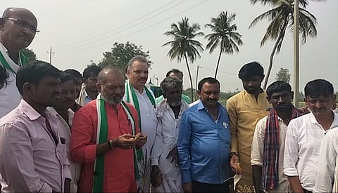 koppal jds drought study c.v.chandrashekhar team nelajeri kukanoor