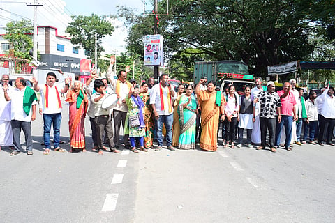 Cauvery protest mandya