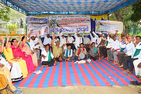 Cauvery protest by Muslim community, artists mandya