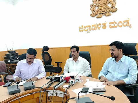 Court case settled DC press conference mandya