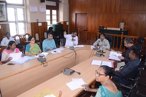 DC meeting regarding Paddy purchase mandya