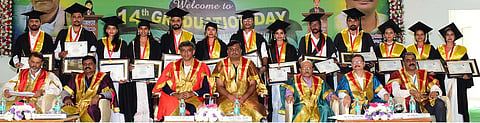 Graduation ceremony at PES Engineering College mandya