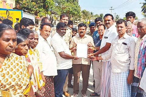 Harapanahalli Protst