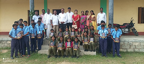Kannada Rajyotsava in Hodaghatta village mandya