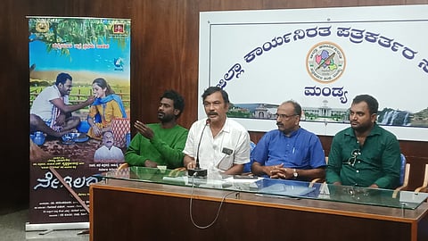 Negila Dharma film team press conference mandya
