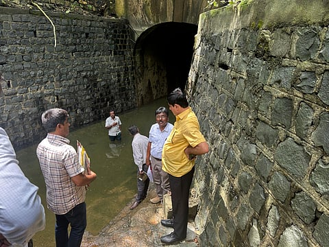 Officials Visit Hulikere village mandya