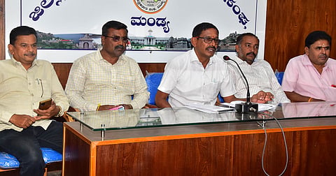 Press Conference of Sugarcane Acceptors Association mandya