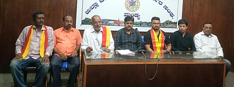Press conference against NEP mandya