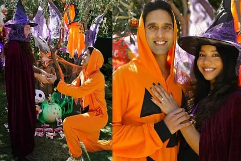 Sidhartha Mallya son of Vijay Mallya gets engaged at Halloween party