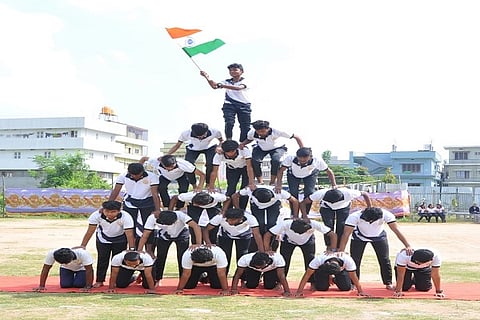 Sports event at Vivekananda College