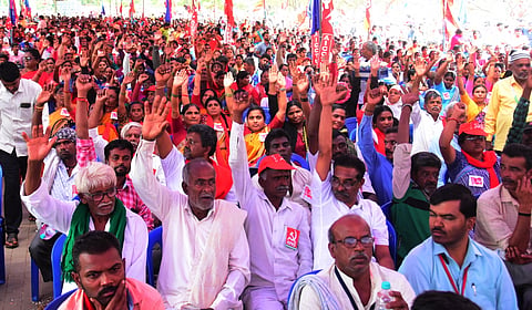 Sudhee_28_CITU_Protest_@_Freedom_Park (9)
