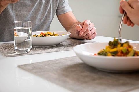 drinking water during meals