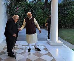Modi and Henry Kissinger