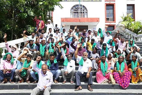 protest on marati camp public