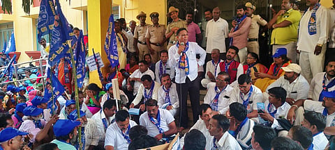 Bahujan Samaj Party protest