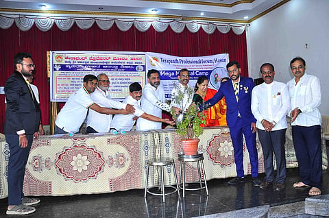 ತೇರಾಪಂಥ್ ಪ್ರೊಫೆಷನಲ್ ಫೋರಂನಿಂದ ಬೃಹತ್ ಉಚಿತ ಆರೋಗ್ಯ ಶಿಬಿರ ಚಾಲನೆ