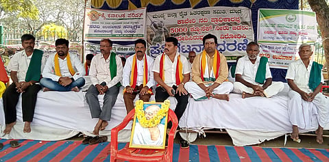 32nd day hunger strike mandya