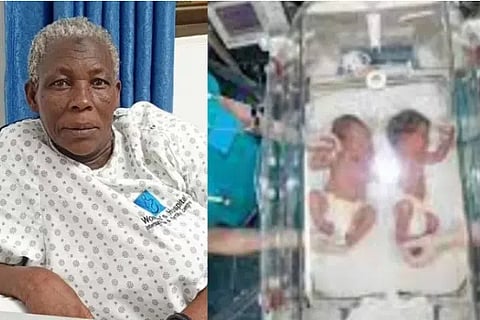 70 Year Old Ugandan Woman Gives Birth To Twins