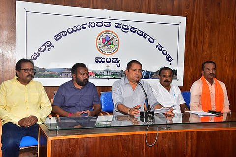 BJP press conference Mandya