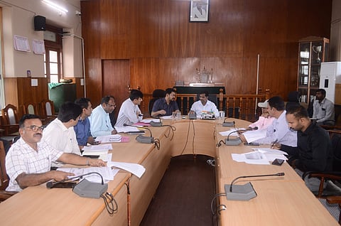 Dc Meeting Breeding control of street dogs mandya