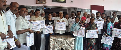 Chinakurali Dairy Calendar Released mandya