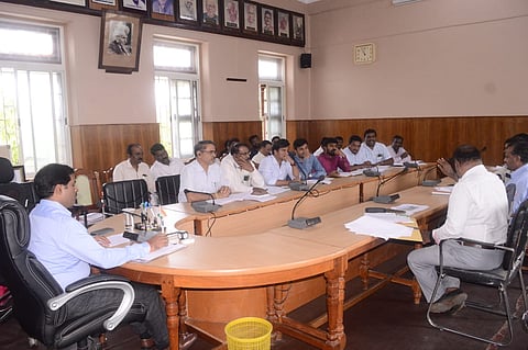 DC meeting regarding road safety mandya