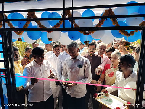 district-koppal-yalaburga-bevoor-minister-ktishna-bairegouda-innaugrates-extention-center