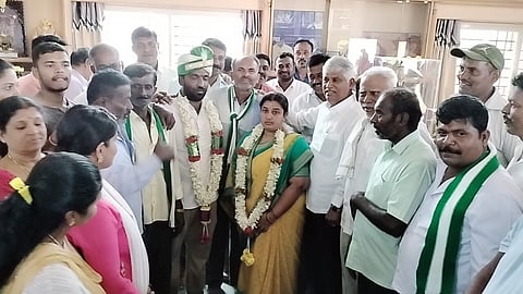 JDS wins municipal by elections mandya