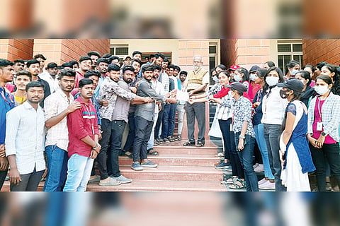 Kukanuru Students Protest