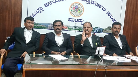 Lawyer Association Press Conference mandya