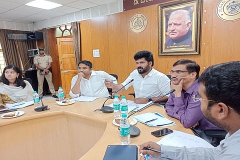 National highway construction ahead