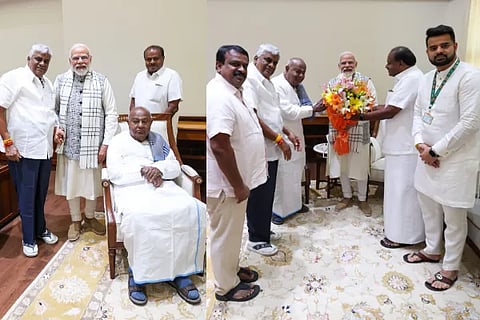 PM Modi Meeting With JDS