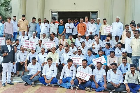 Padayatra for separate district of Indi