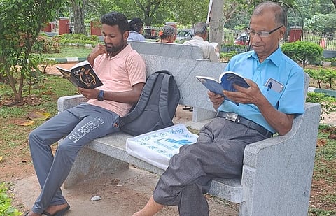 Reading of literary works in the park