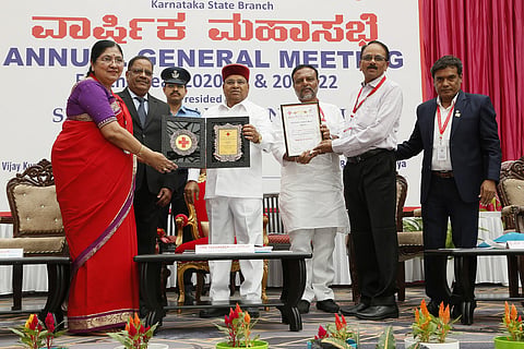 Service Award to Mandya Red Cross Organisation mandya