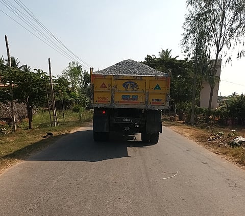 Tipper overload mandya