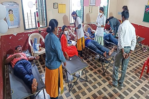 Voluntary Blood Donation Camp at Makeri
