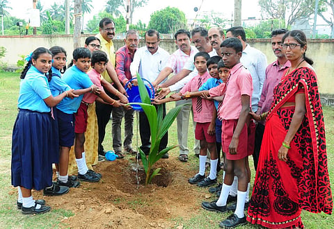 Yaliyur Government School Environmental awareness Mandya